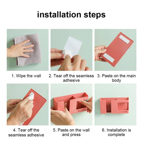 Wall Mounted Remote Control Holder